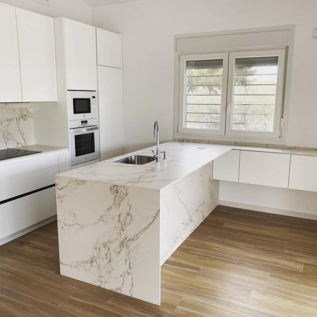 Cocinas marmol blanco